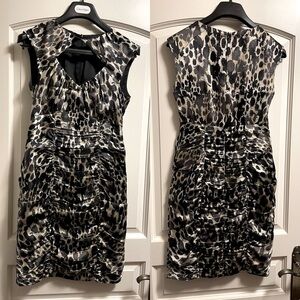 Nanette Lepore silk rouched cocktail dress